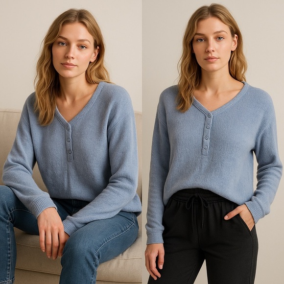 Hollister Tops - Hollister Light Blue Knit Top